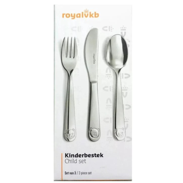 Couvert métal enfant Royalvkb 3 piéces
