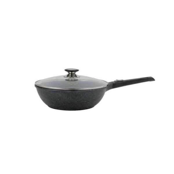 Sauteuse 24 cm avec Couvercle en Verre Napoléon 2.4L