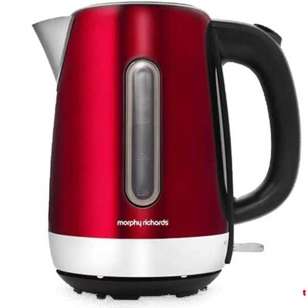 Morphy Richards EQUIP Bouilloire Rouge, 1,7 L