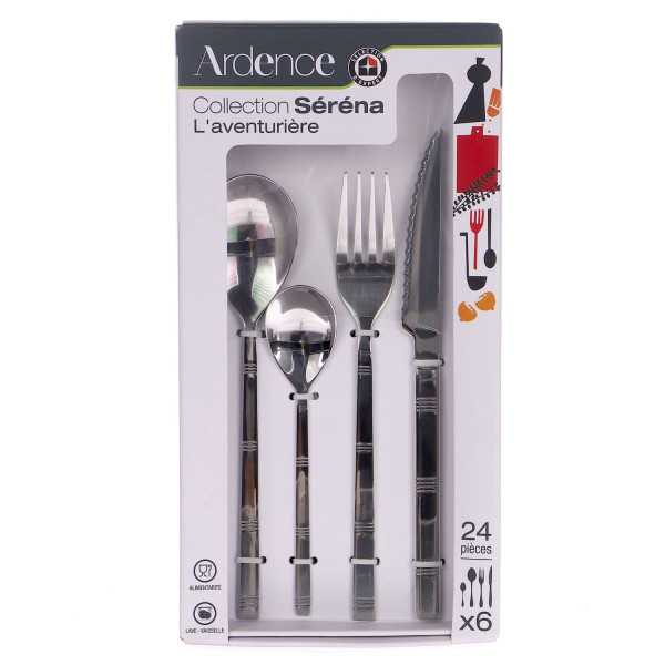 Ménagére 48 couverts Collection Séréna l'aventurière Inox 2