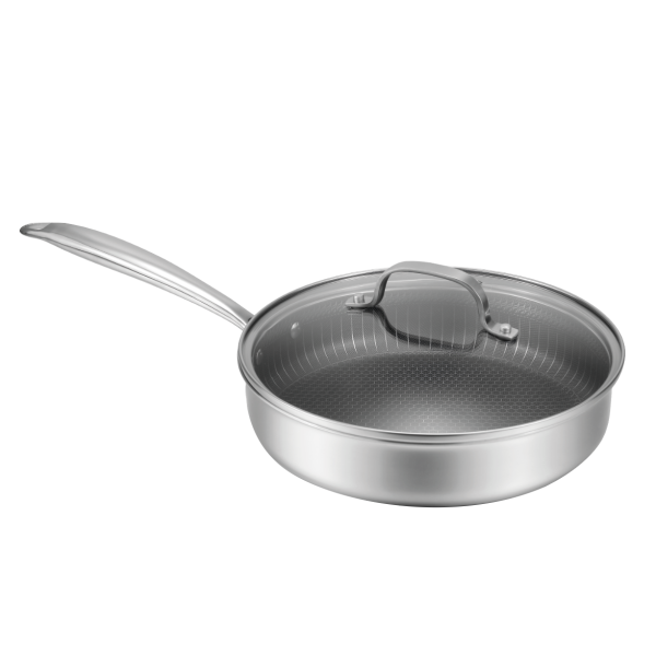 Sauteuse inox nid d'abeille Napoléon impérial 24 cm