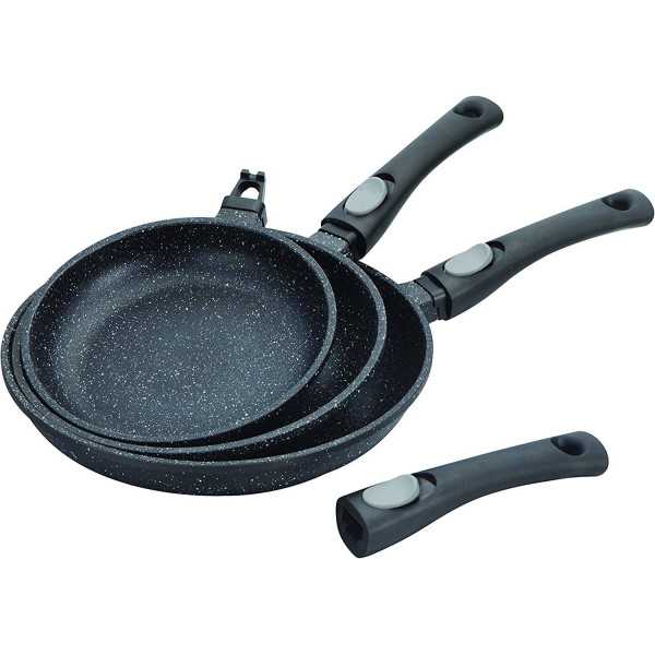 Napoleon Imperial Set de 3 poêles + manches amovibles
