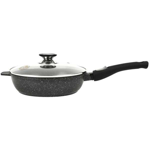Wok Napoléon 28 cm avec manche amovible + couvercle en verre 2